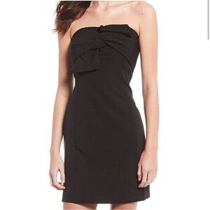Gianni Buni strapless black bow dress - new with tags